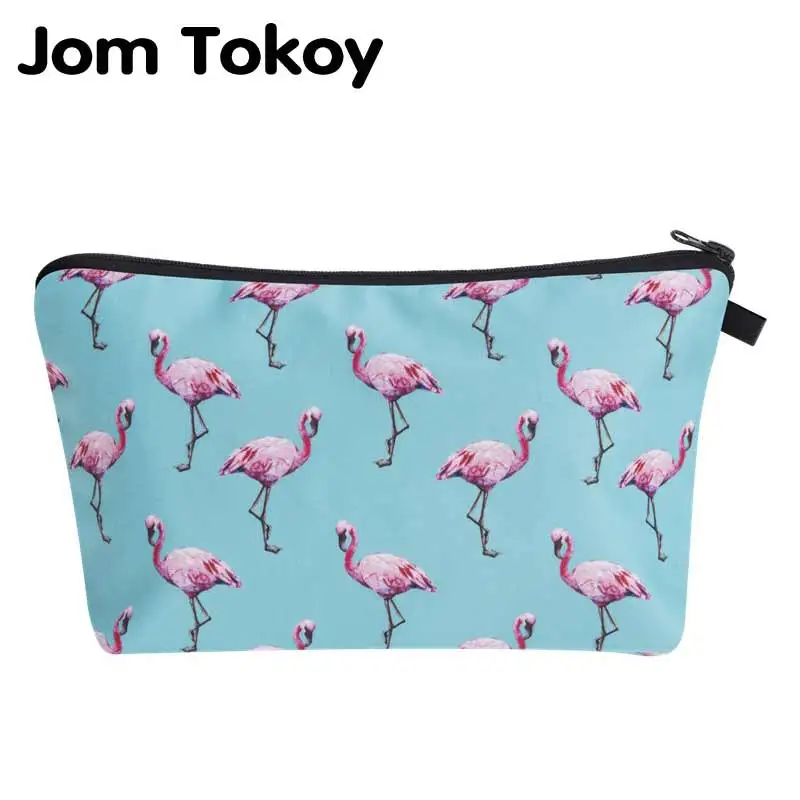 

Женская косметичка Jom Tokoy, с 3D-принтом фламинго