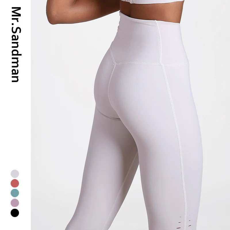 Леггинсы с высокой талией спортивные женские леггинсы для фитнеса йоги Капри