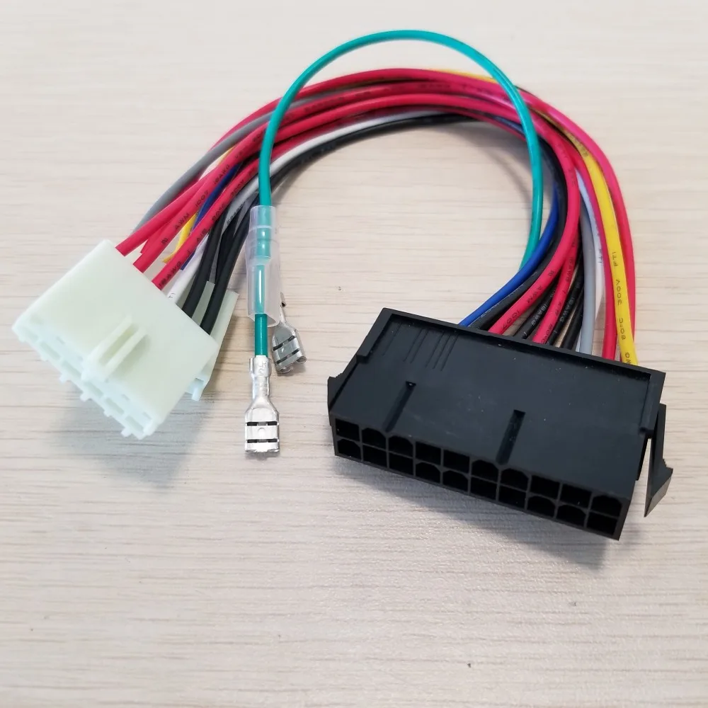 

AT PSU Converter Power Cable 20Pin ATX to 2-Port 6Pin 20cm for 286 386 486 586 Old PC DIY