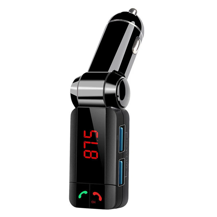 Горячая продажа Автомобильный Bluetooth Aux fm передатчик Джек Handsfree автомобильный