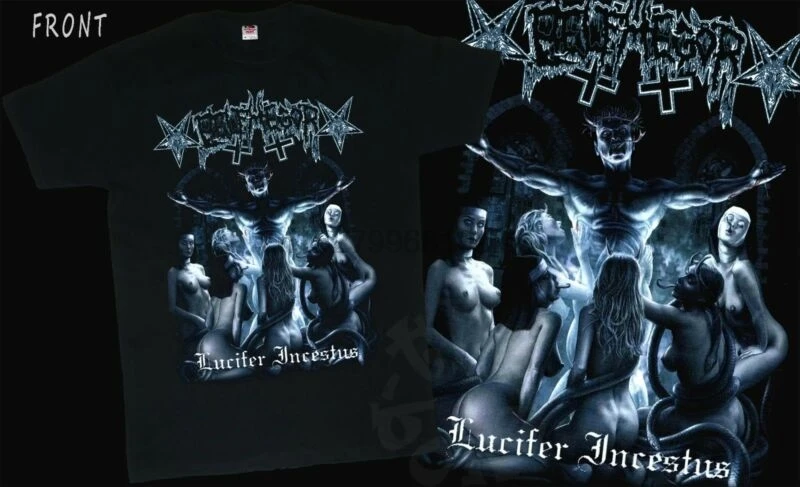 BELPHEGOR Lucifer Incestus blackened death metal band футболка Размеры S до 6XL|Мужские футболки| |