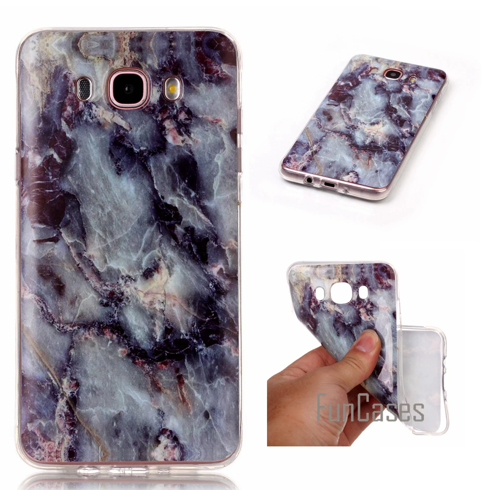 ТПУ мрамор с жилками PU кожаный флип чехол для coque samsung Galaxy J7 2016 J710 J710F J710H glaxxy