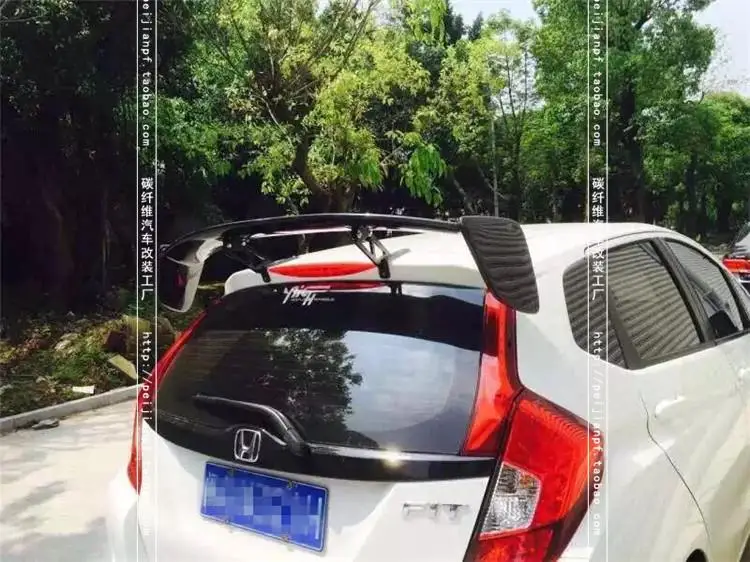 

Fit for HONDA Fit 2004-2017 GT GK5 GT carbon fiber rear spoiler rear wing