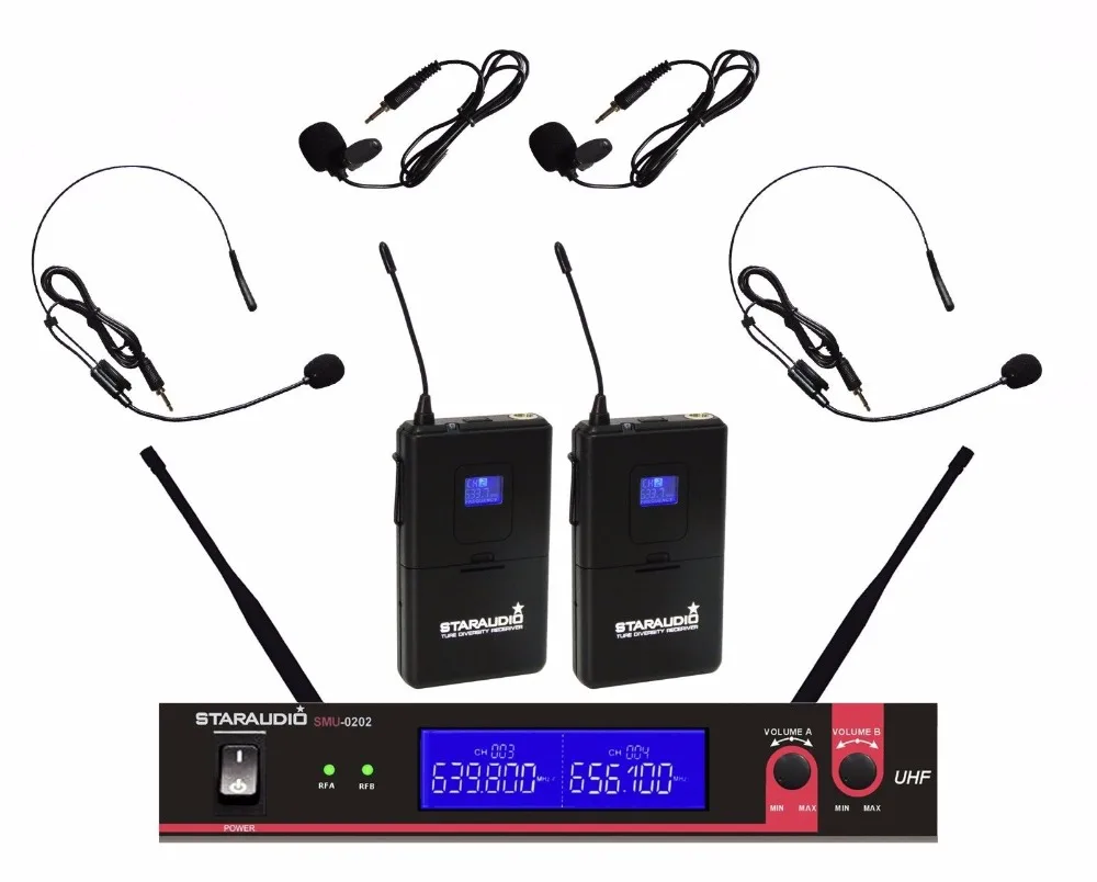 STARAUDIO Pro PA DJ сценический караоке 6-канальный BT USB микширующий пульт с гарнитура UHF
