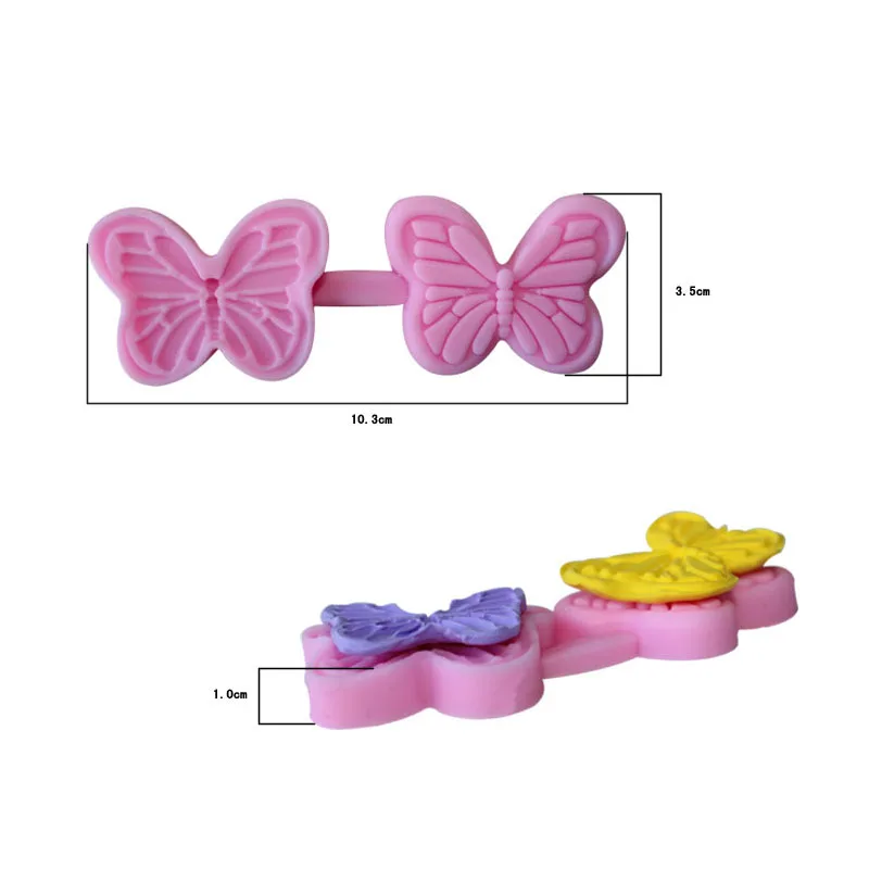 Цветок бабочка Sugarcraft тисненые инструменты для украшения тортов из мастики глина