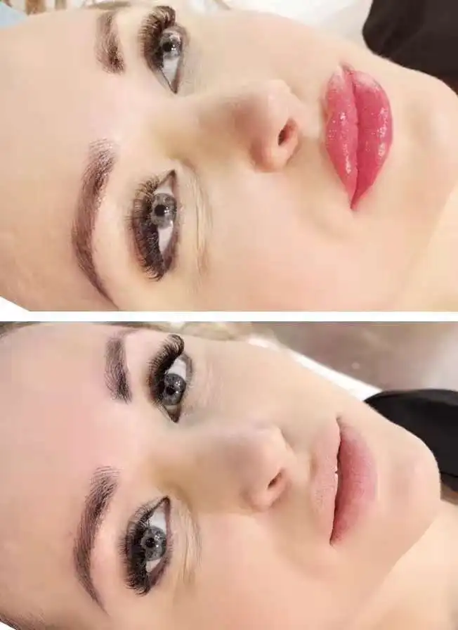 Famisoo 4 шт. бровей лайнер постоянный макияж прочный пигмент Microblading машина красота инструмент чернила эмульсии+ коробка