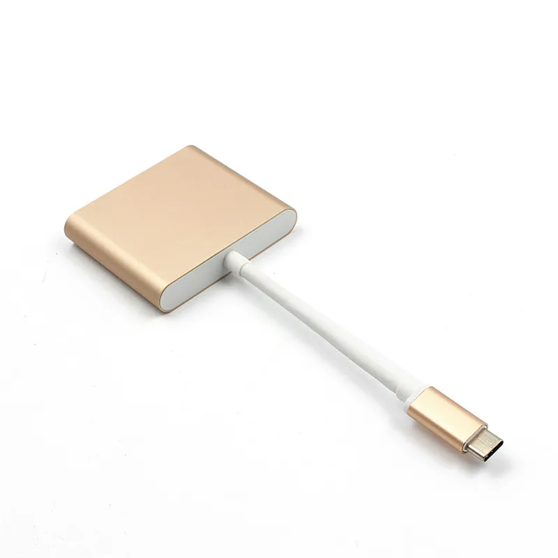 Новейшая модель Тип C USB 3 1 к 4K HDMI USB3.0 адаптер в хаб для Apple Macbook серебристого и