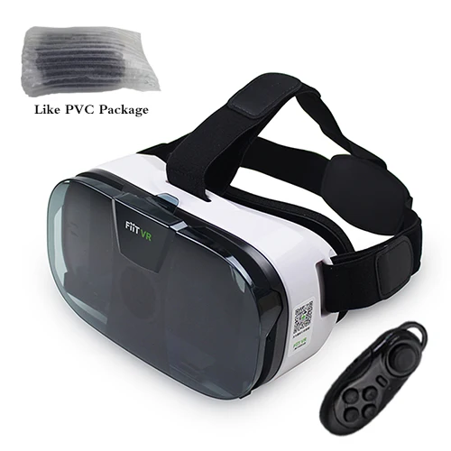 FIIT 2N VR очки гарнитура 3D коробка очки виртуальной реальности мобильный 3D видео шлем для 4,0-6,5 телефона+ Смарт Bluetooth контроллер - Цвет: add032