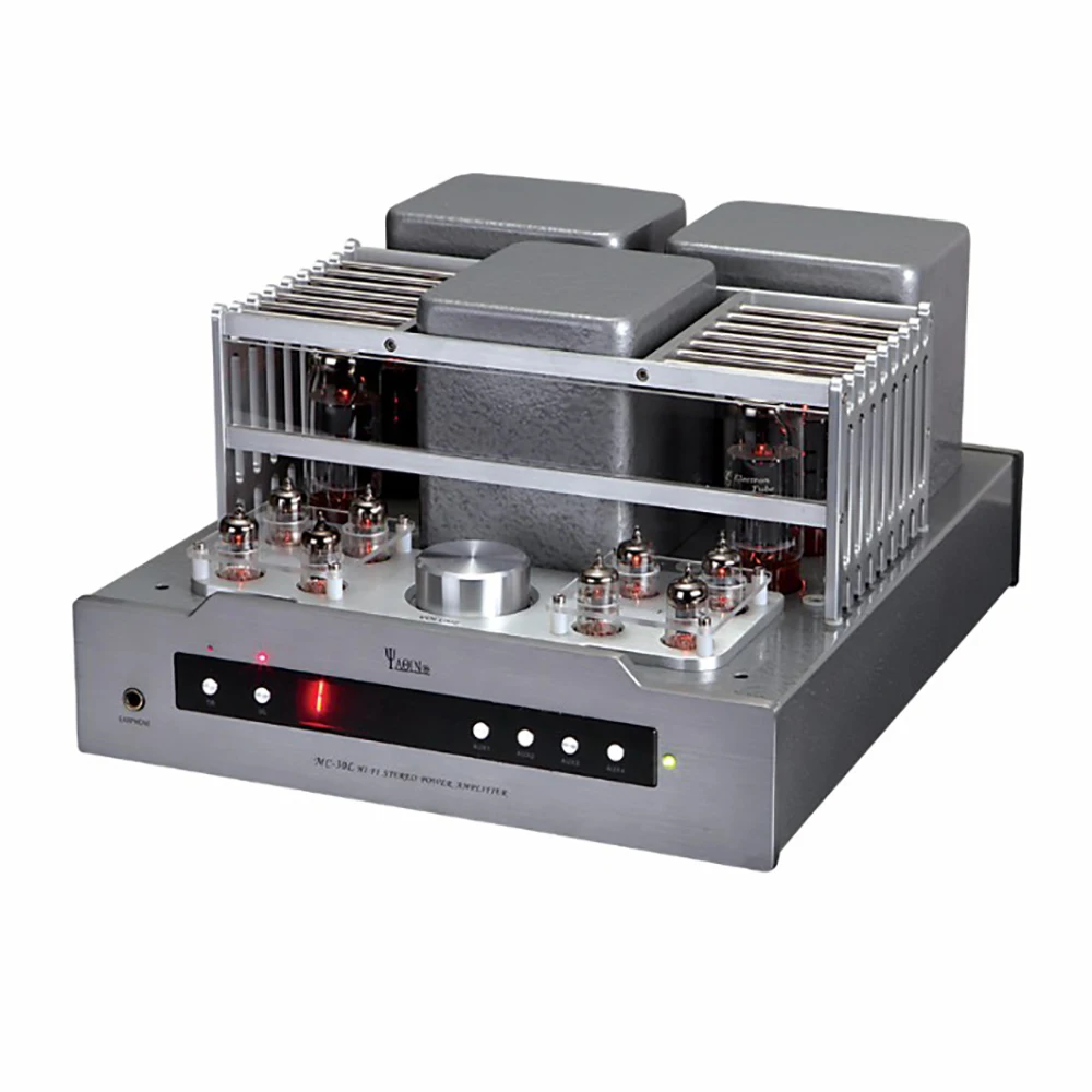 MS-30L YAQIN EL34 Интегрированный push pull Ламповый Усилитель HI-FI с Выход на Наушники Пульт