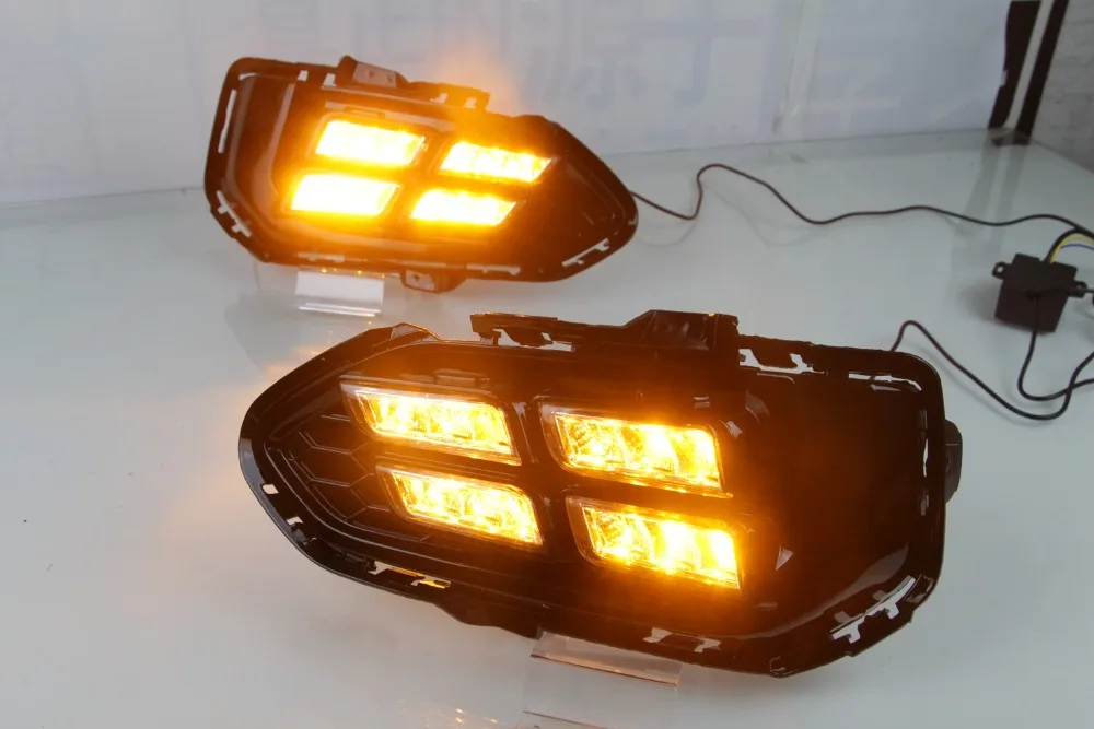 2018 Newest product High quality led Daytime running light For Honda jazz/fit fog lamp |