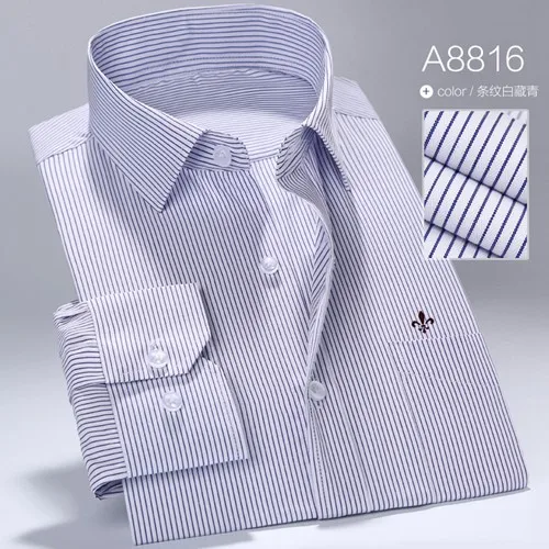 XYX-A8816TDARK BLUE Dudalina, мужские рубашки, Social,, брендовая, весенняя, формальная, не железная, рубашка, солидная, с длинным рукавом, Бизнес Стиль, мужские рубашки - Цвет: XYX-A8816TDARK BLUE