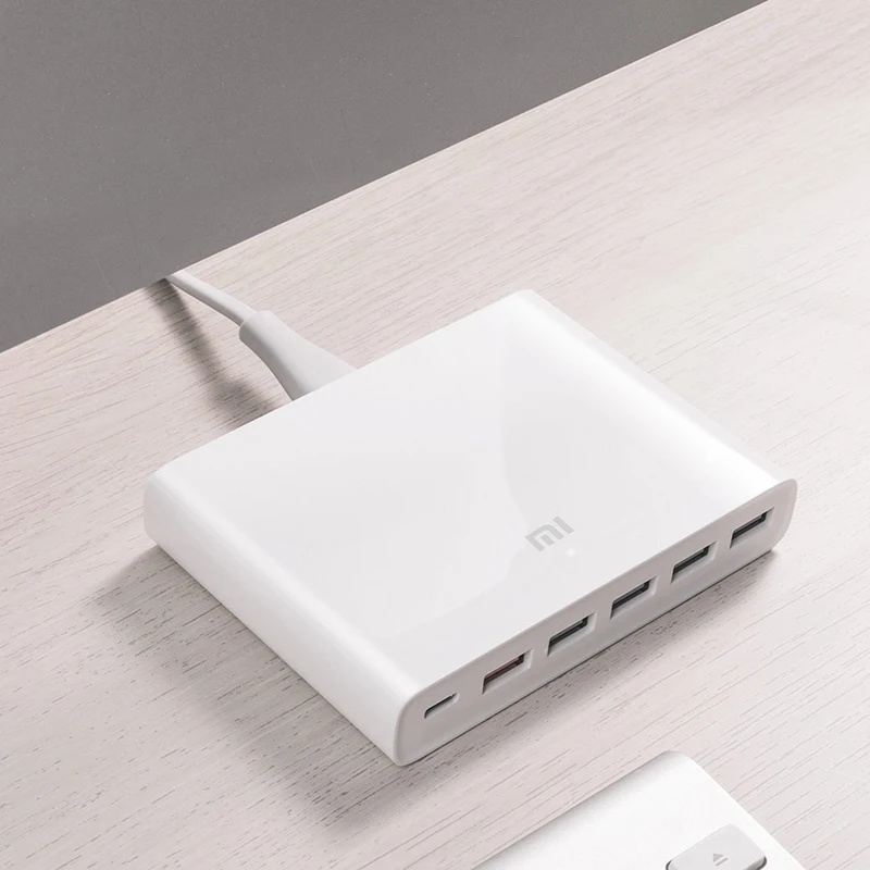 Оригинальный Xiaomi 6 Порты и разъёмы 60 Вт USB Зарядное устройство с C Мощность