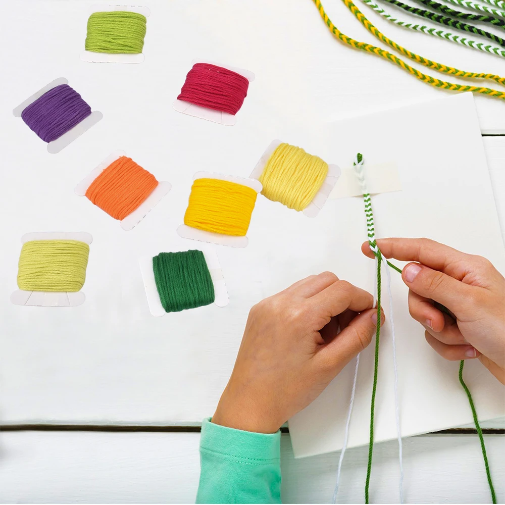 

50 Colors/set Polyester Embroidery Floss Kit Hot Selling Cotton Cross Stitch Set Craft Sewing Floss kit with box DIY Sewing Tool
