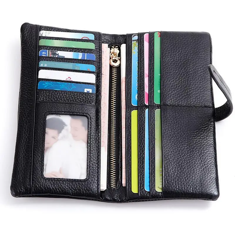 Женский кожаный кошелек Длинный из натуральной кожи|wallet craft|wallet passportwallet cover |