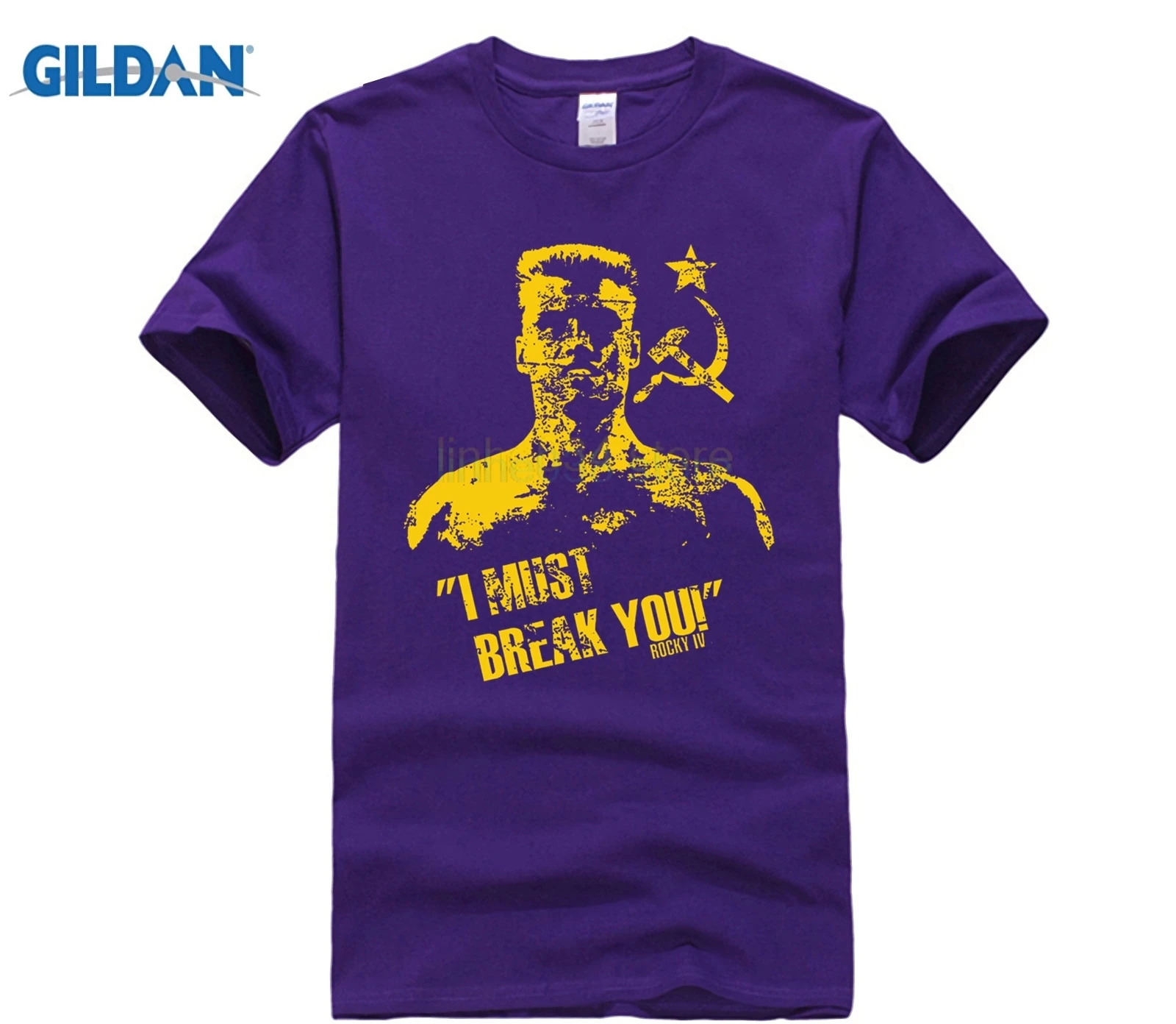 New cotton T-shirt men's round neck short-sleeved casual I Must Break You Drago Shirt |