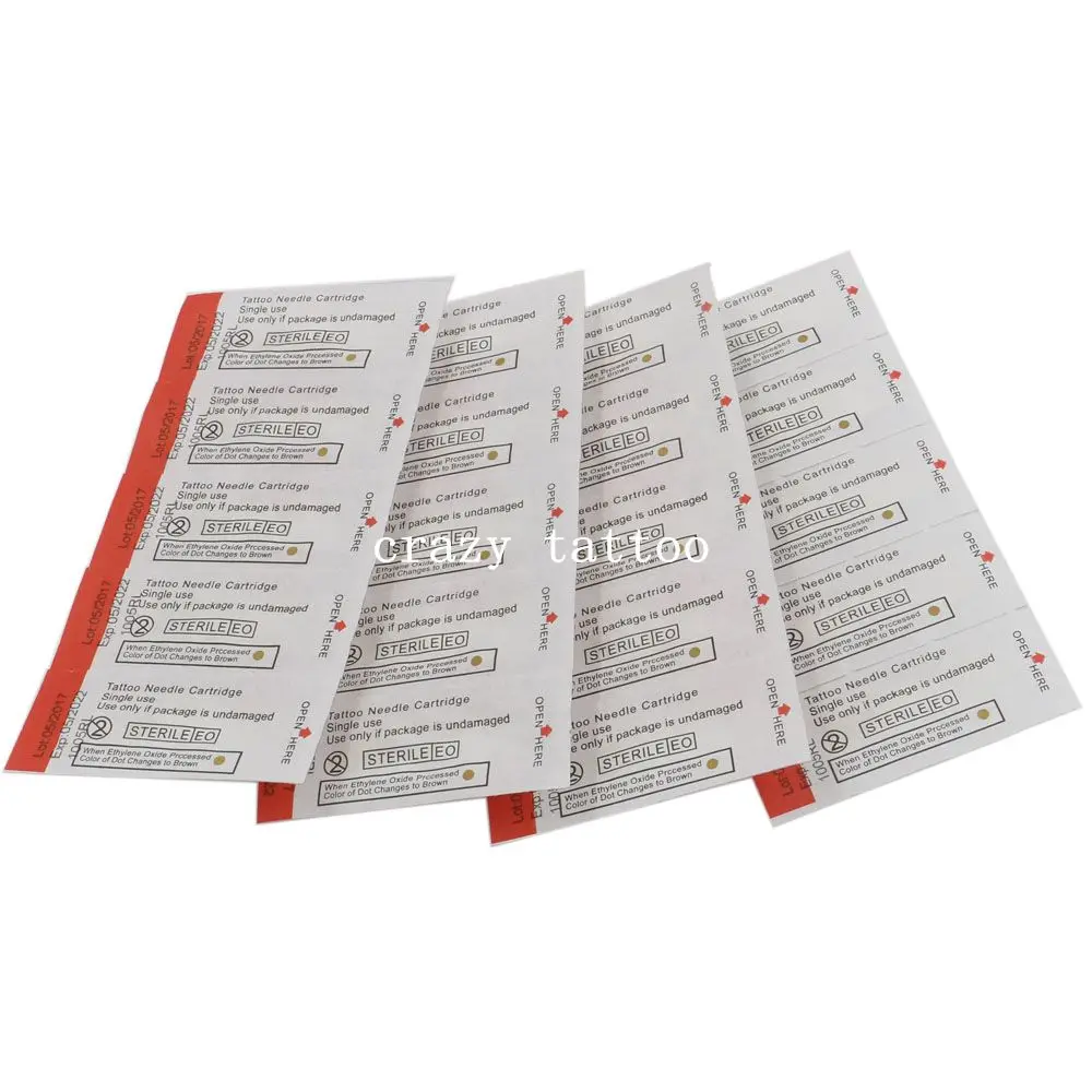 Новое поступление картридж Иглы для татуажа 20 шт./кор. Круглый Liner BugPin Вышивка