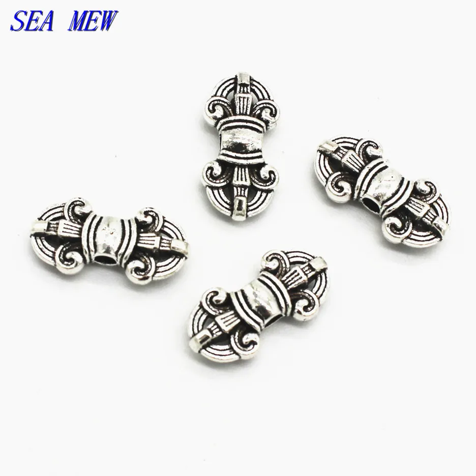 Винтажные буддийские бусины разделители из цинкового сплава Античные