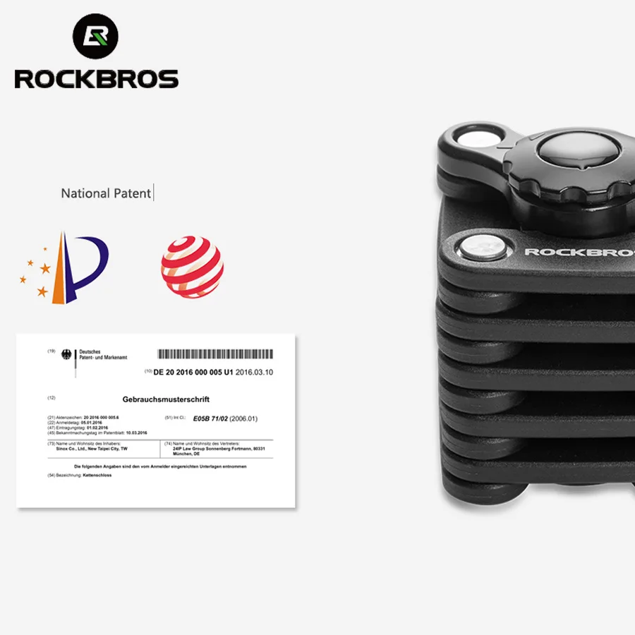 Складной мини замок с защитой от кражи паролем на цепочке гамбургера для