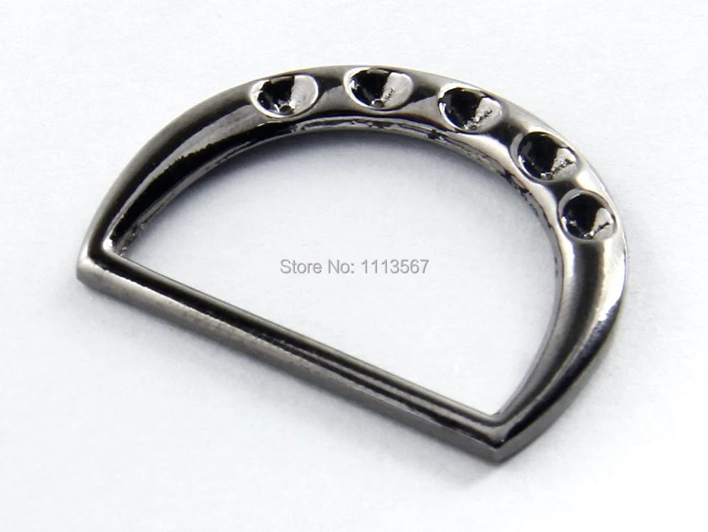 Металлические D-образные кольца-Крючки 100 шт. пряжка для ремня сумок одежды крючки