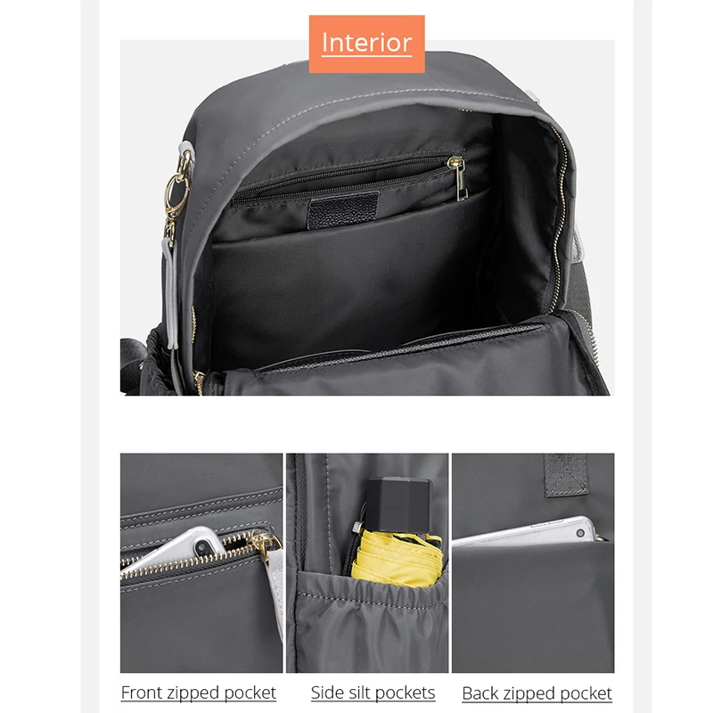 POMELOS рюкзак женский высококачественный непромокаемый тканевый дизайнерский для