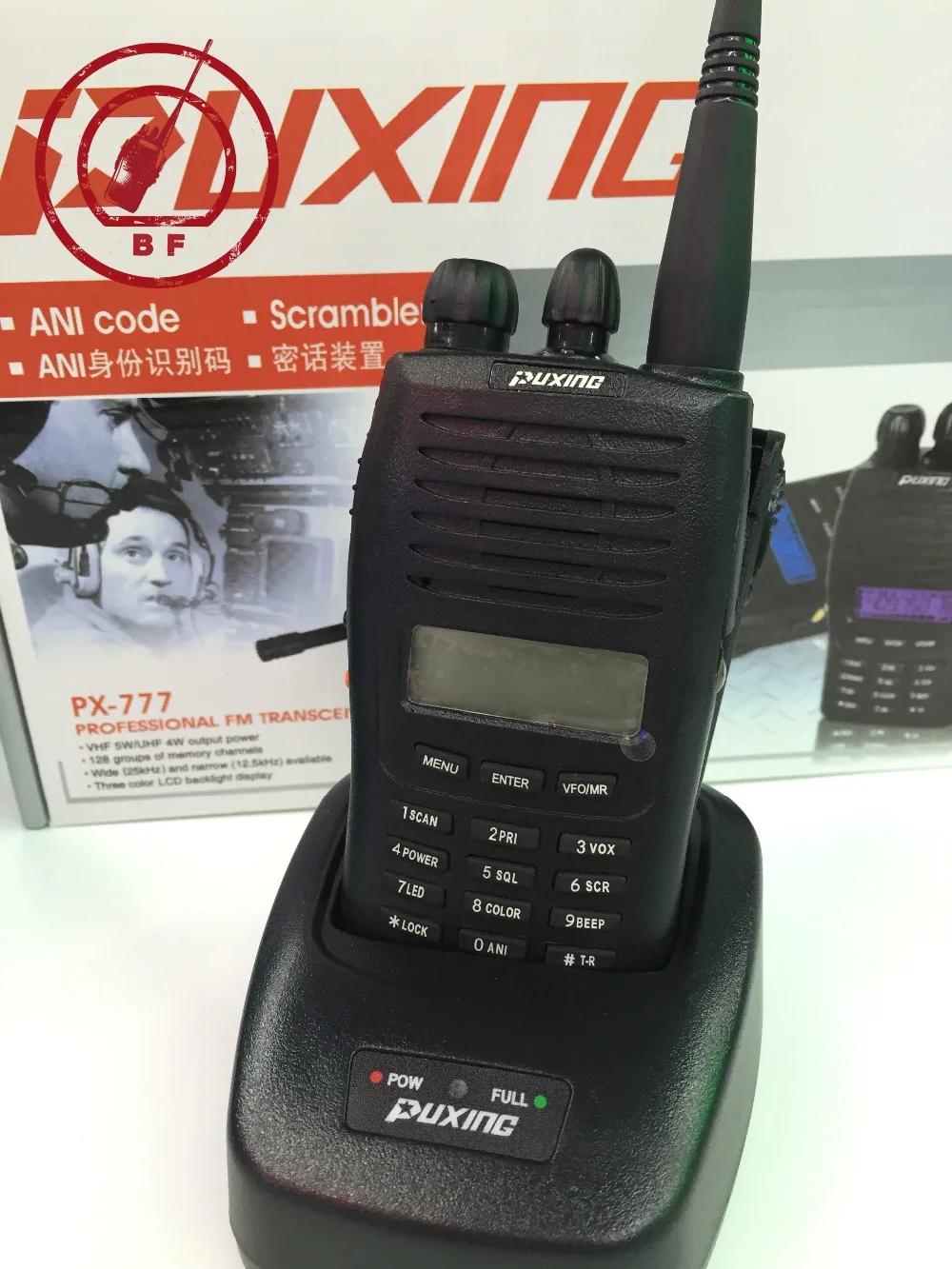 Puxing PX 777 двухстороннее радио VHF UHF 136 174 или 400 480Mhz 5w 477mhz портативное walkie talkie 777|vhf