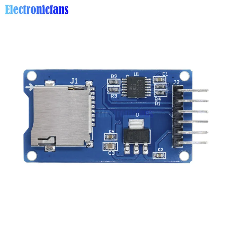 Карта памяти Micro SD Mciro щит модуля SD/TF 10 шт. SPI для Arduino Новинка|spi module|spi memorysd card module |