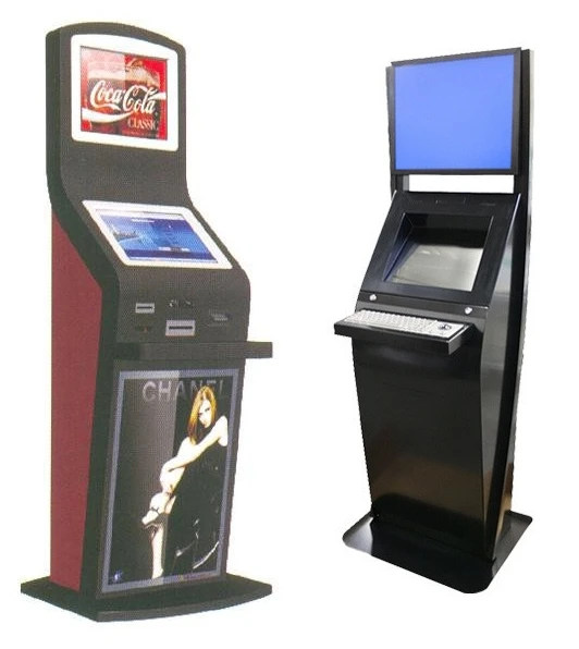 Киоск для оплаты купюр с сенсорным экраном приемником денег на возврат банкнот