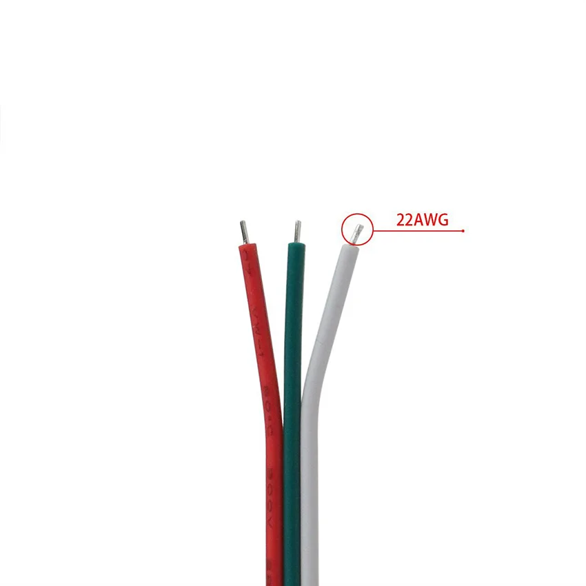 2Pin 3Pin 4Pin JST SM штекер кабель провод для WS2812B WS2812 WS2811 Светодиодная лента