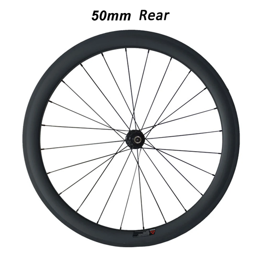 Powerway r36 straight pull 50mm deep 23mm wide road carbon wheels matte or glossy clincher tubular 700c bicycle tax included | Спорт и