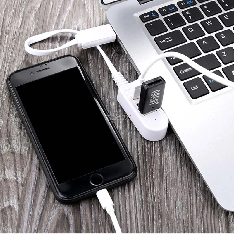 Высокая скорость 3 порта USB 2 0 концентратор удлинитель сплиттер для ноутбука ПК