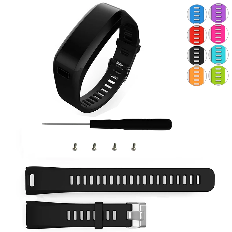 Силиконовый ремешок для часов с пряжкой набор инструментов Garmin vivosmart HR браслета
