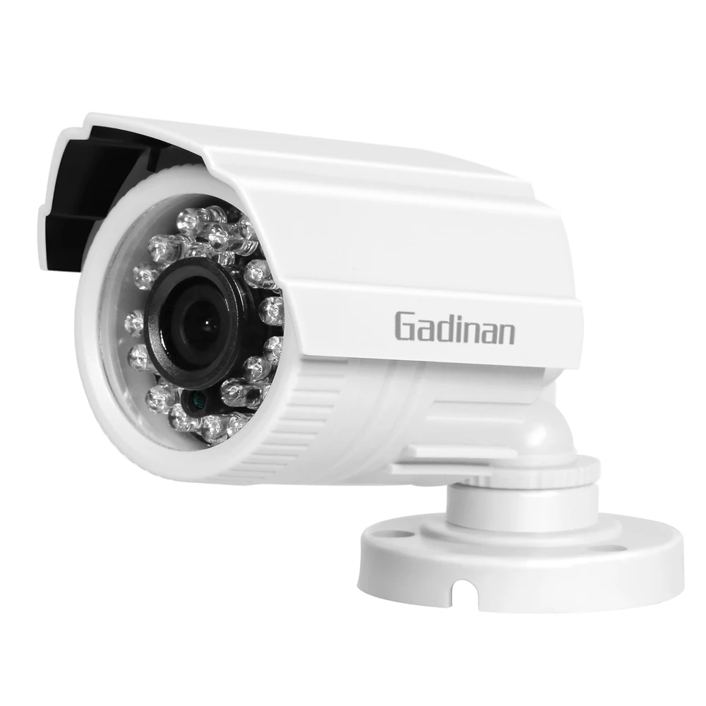 GADINAN AHD пуля камера 1MP 1.3MP 2MP 3MP 4MP Full HD CCTV наружная безопасность ИК Ночное Видение с 24 шт. ИК светодиодный ABS пластик
