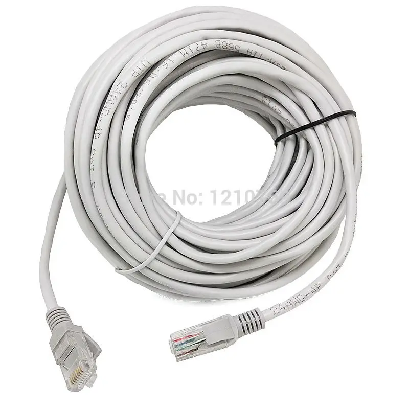 16. 4 фута/5 м RJ45 CAT5 CAT5E Ethernet Интернет LAN Сетевой кабель Серый Новый Бесплатная