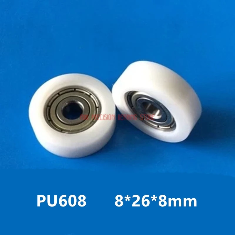 

Plastic bearing nylon wheel roller pulley 5pcs 8*34*13mm package nylon plastic POM 608 bearing pulley for 3D printer