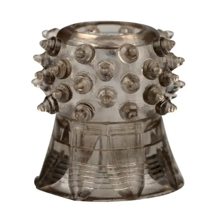 Прямая доставка Для мужчин Спайк мягкие TPE петух кольцо Extender пениса рукава время