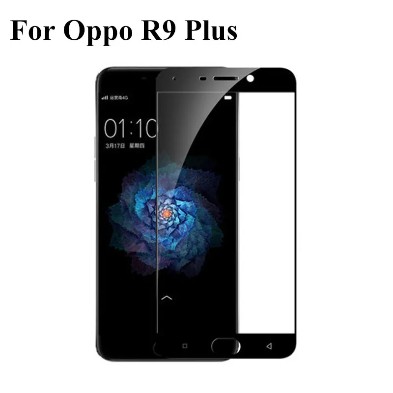 

Черное ультратонкое защитное закаленное стекло 5 шт. для Oppo R9 plus R 9 plus, полноэкранная Защитная пленка для Oppo R9plus R 9 plus