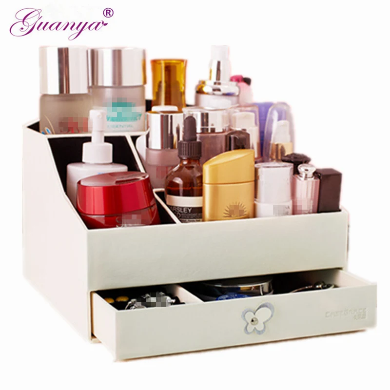Коробка для хранения Guanya из искусственной кожи контейнер ювелирных изделий