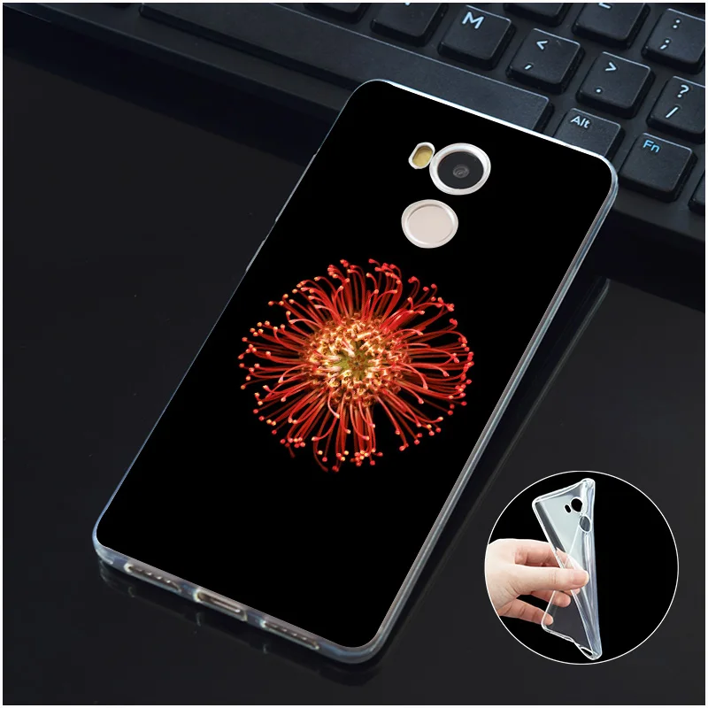 DREAMFOX M392 красивый мягкий силиконовый чехол из ТПУ с цветами для Xiaomi Redmi Note 3 4 5 Plus 3S 4A