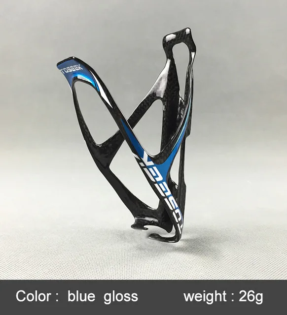 3K glossy blue 2 pcs 2 шт. карбоновая клетка для бутылки с водой для горного велосипеда велосипедный держатель для бутылки полностью из углеродного волокна ультра-светильник 16 моделей - Цвет: 3K glossy blue 2 pcs