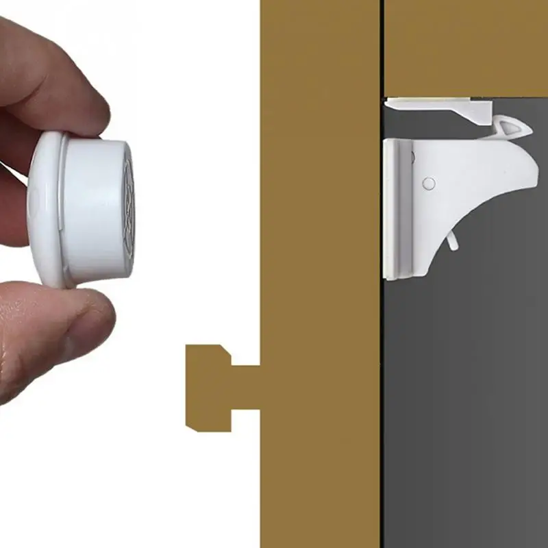 Популярный Магнитный детский шкаф безопасности замки Детские магнитные ящики