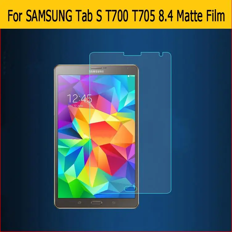 Антибликовая Защитная пленка для экрана матовая планшета Samsung galaxy Tab S T700 T705 8 4