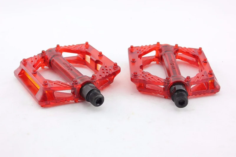 Велосипедные педали Wellgo ультралегкие для горного велосипеда Прозрачные Педали