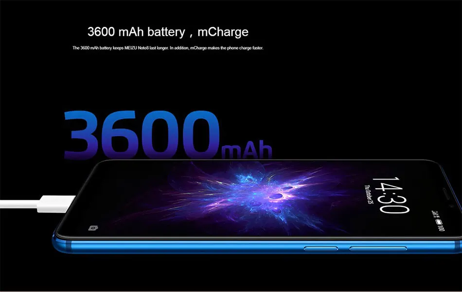 Meizu Note 8 NOTE8 4G LTE мобильный телефон 6," 4 Гб ОЗУ 32 ГБ/64 Гб ПЗУ Восьмиядерный телефон Snapdragon 632 Android с отпечатком пальца
