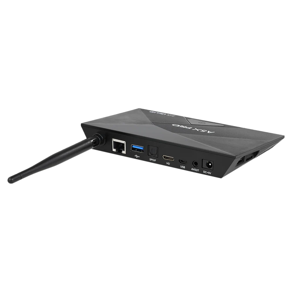 Умная ТВ-приставка A5X Pro Rockchip RK3328 2 ГБ 16 Android 7 1 HD2.0 4K x 2K 4G/5G двойная Беспроводная