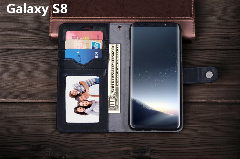 Musubo Кожаные Для Samsung S8 Бумажник Телефон Сумка Задняя Крышка подходит магнитные автомобильный держатель для Galaxy S7 Edge чехлы чехол для Плюс чехол на айфон 5s 5 SE чехол на айфон 6 плюс 6s 7 Plus кожаный чехол