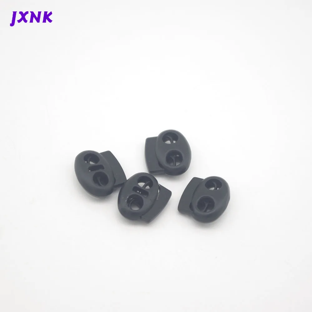 10 шт./лот маленькие овальные пробки из металлического сплава с отверстием 4 мм