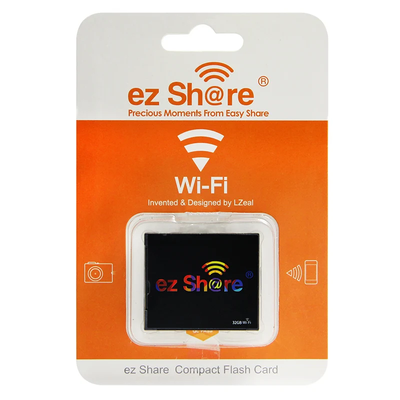 Новинка бесплатная доставка Wi Fi cf карта Ez share 64 ГБ 128 DLSR камера беспроводная 7D