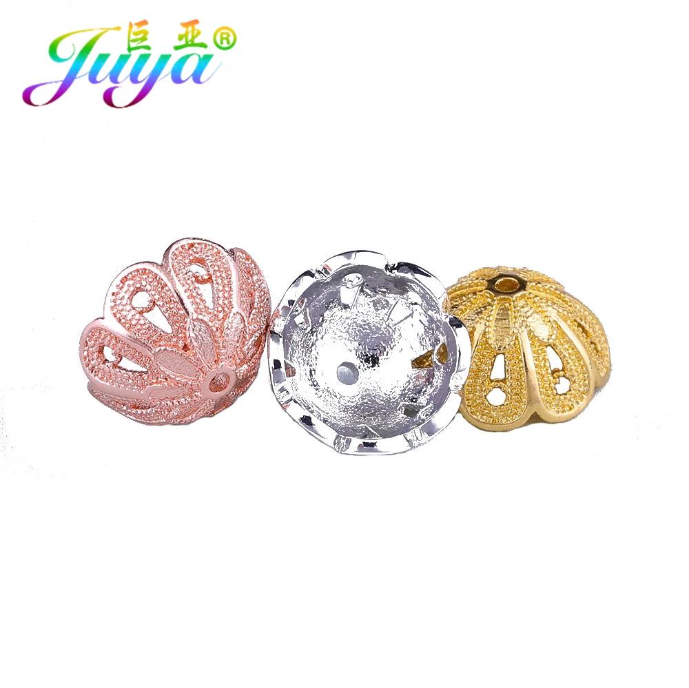 Женские серьги с кисточками Juya золотистые/Серебристые колпачки для украшения