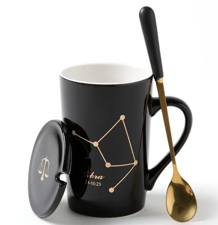 TECHOME Творческий кости Керамика кружка кружки с созвездиями молока Кофе высокой