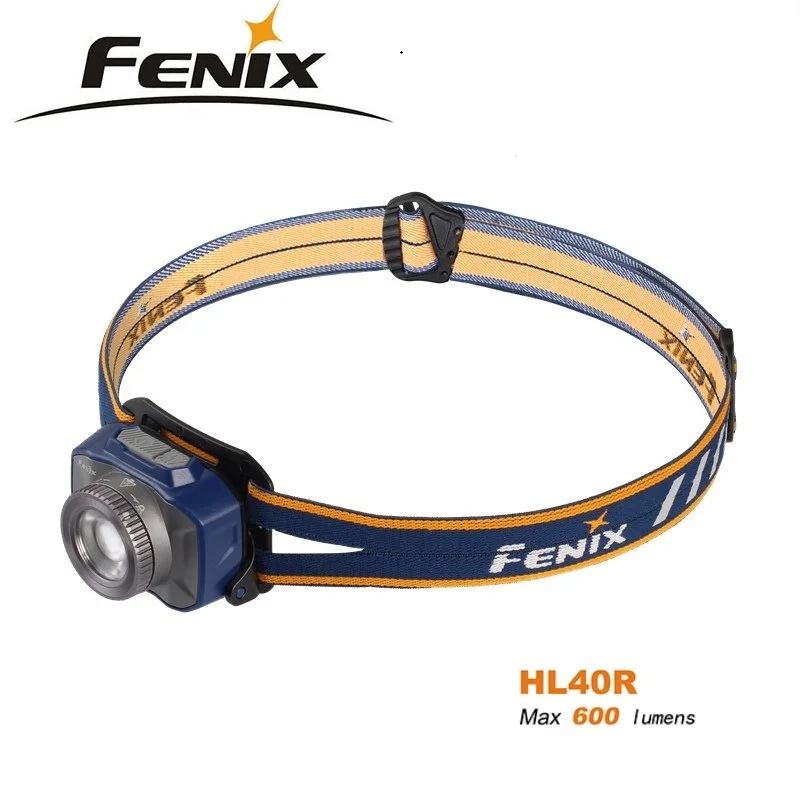 Новинка 2018 налобный фонарь Fenix HL40R перезаряжаемый с фокусировкой микро USB порт
